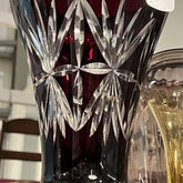 Ruby Red Bohemian Vase